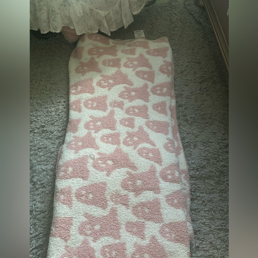 Halloween Pink Ghost Blanket 50 x 60